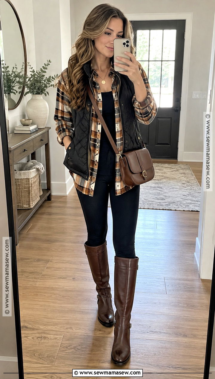 Oversized Fall Shirt With Leggings - 20 cute fall shirts
