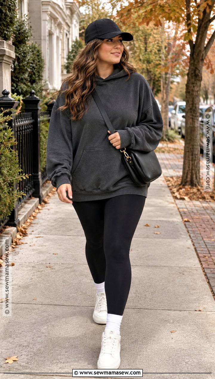 Oversized Hoodie With Leggings - 25 fall hoodies