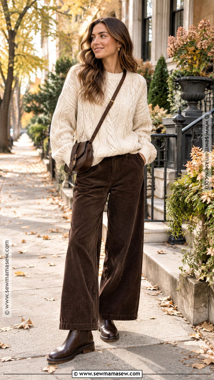 Oversized Sweater With Straight Leg Jeans and Ankle Boots - 20 Fall Oversized Sweater Outfits