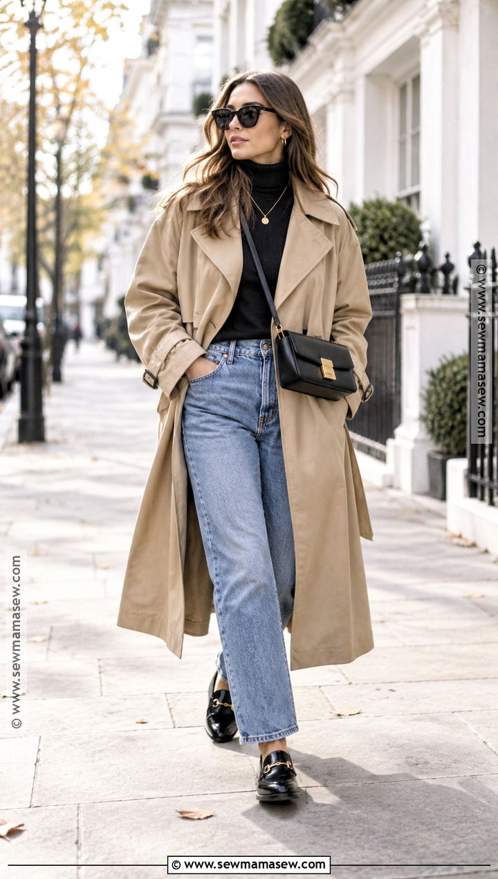 Oversized Trench Coat Outfit - 15 fall winter coats for women