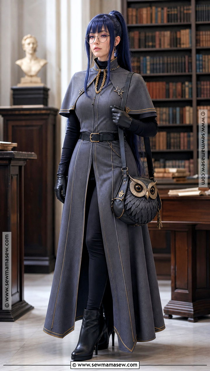 Owl House Lilith Costume With Gray Dress - 30 Lilith Costume Ideas