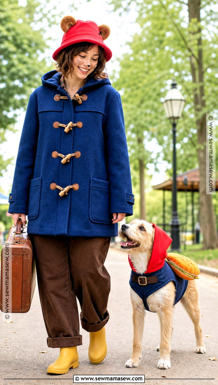Owner And Dog Paddington Costume - 35 paddington halloween costume ideas