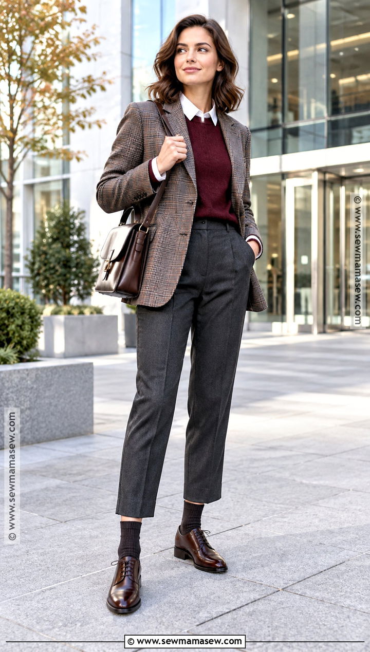Oxford Shoes With Cropped Trousers - 20 autumn shoe ideas