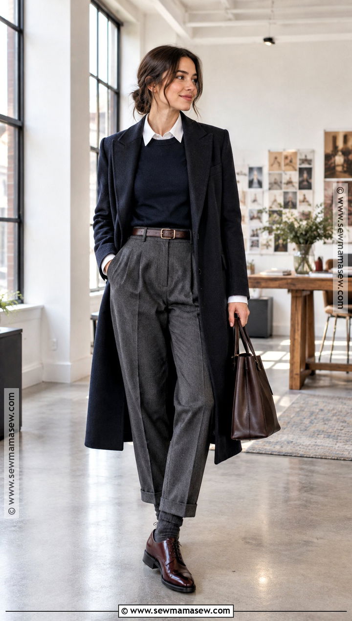 Oxford Shoes With Pleated Pants - 20 fall dress shoes for women