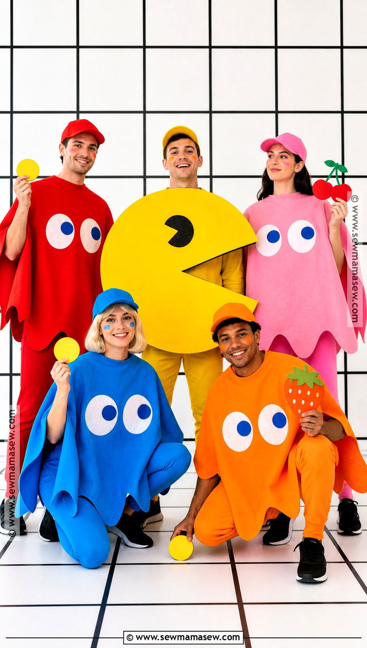 Pac Man Arcade Team Costume - 35 team costume ideas