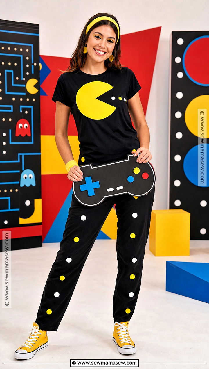 Pac Man Costume - 30 Nostalgic Halloween Costumes