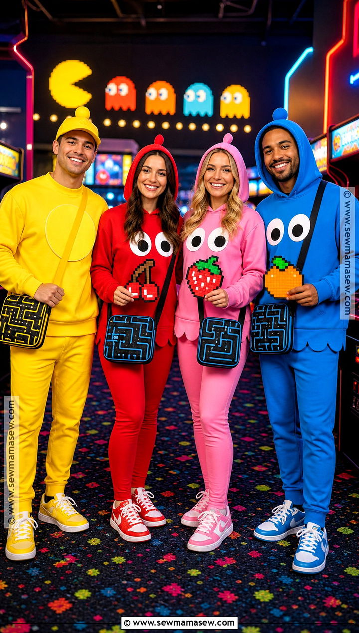 Pac Man Double Date Costume - 30 double date halloween costumes