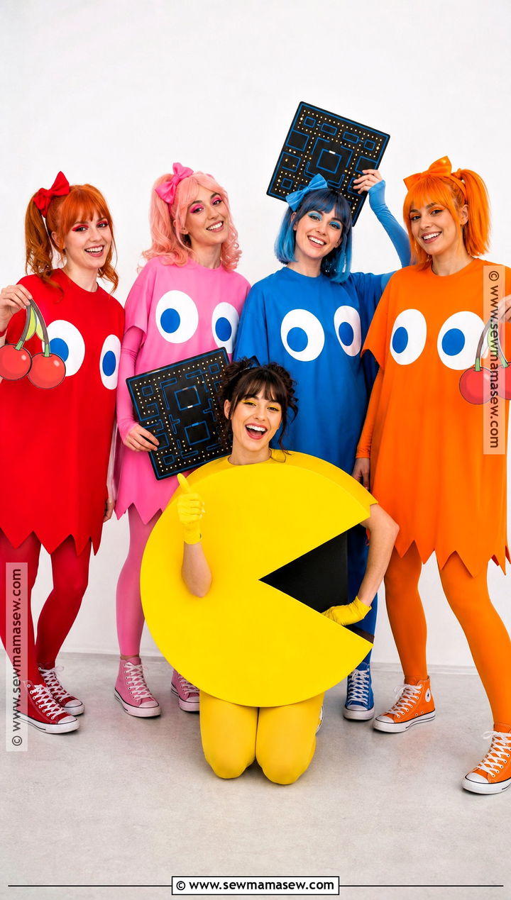 Pac Man Ghost Group Costume - 35 easy group costumes