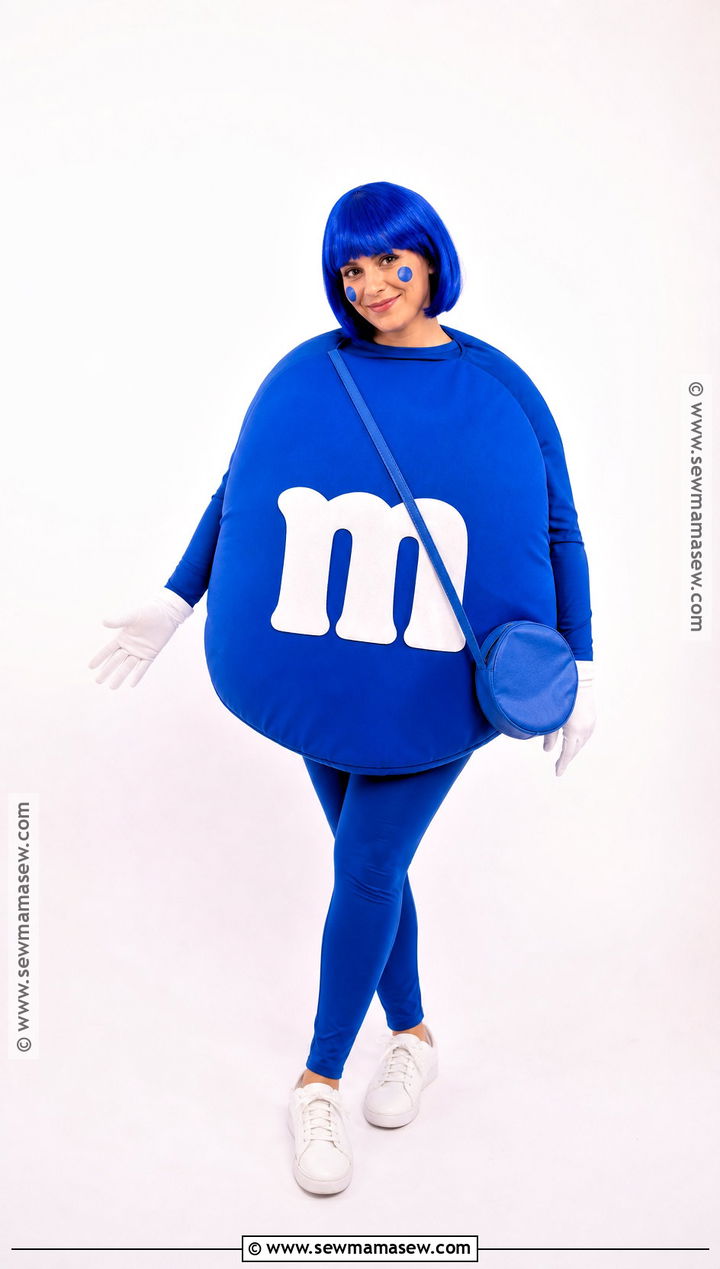 Padded Round MandM Costume - 40 m&m costume ideas