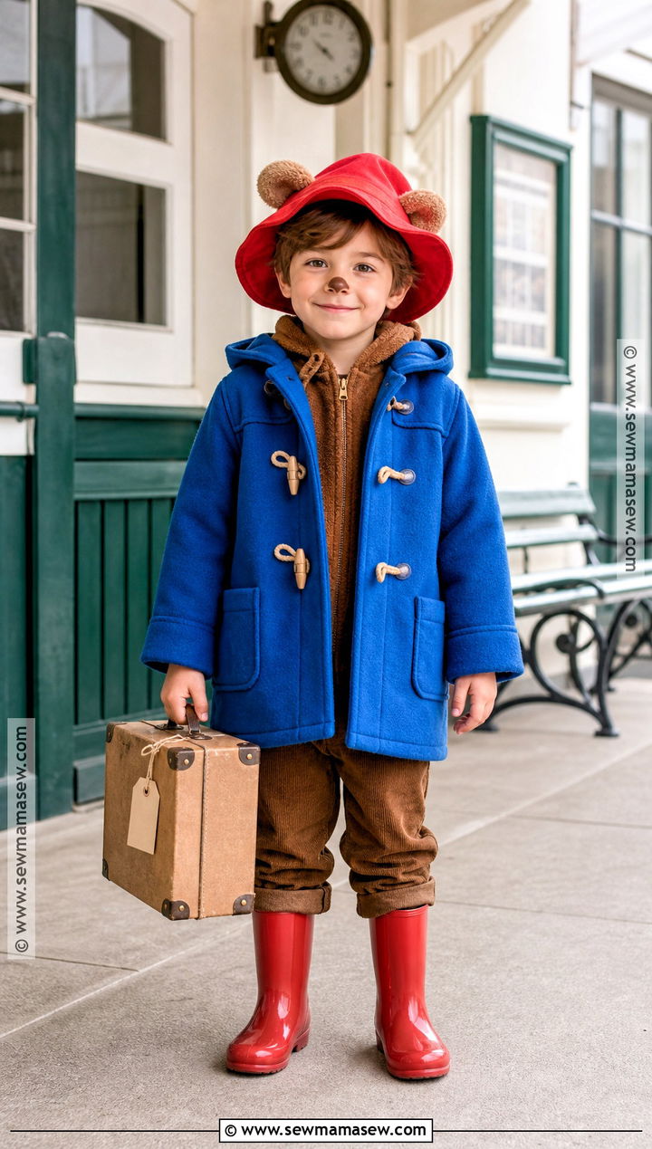 Paddington Bear Book Character Costume - 30 favorite book character dress up ideas