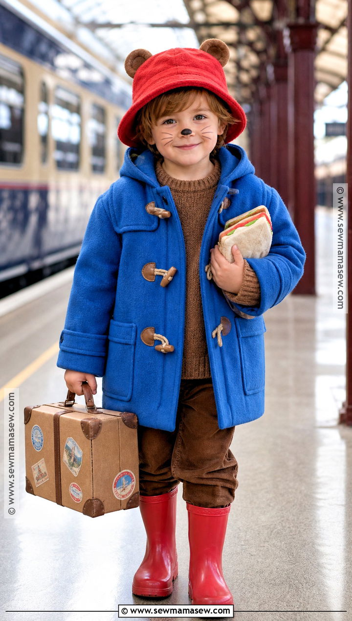 Paddington Bear Costume - 40 book characters dress up ideas
