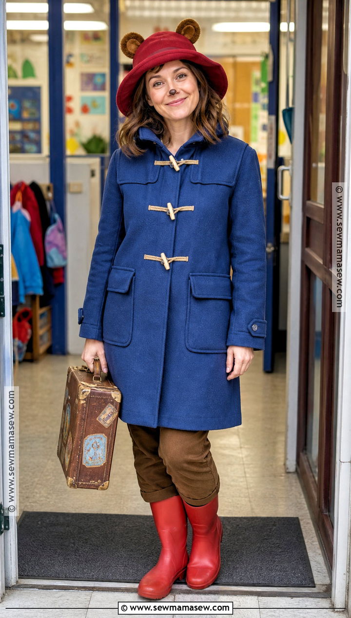 Paddington Bear Costume With Blue Coat - 30 storybook character costumes for teachers