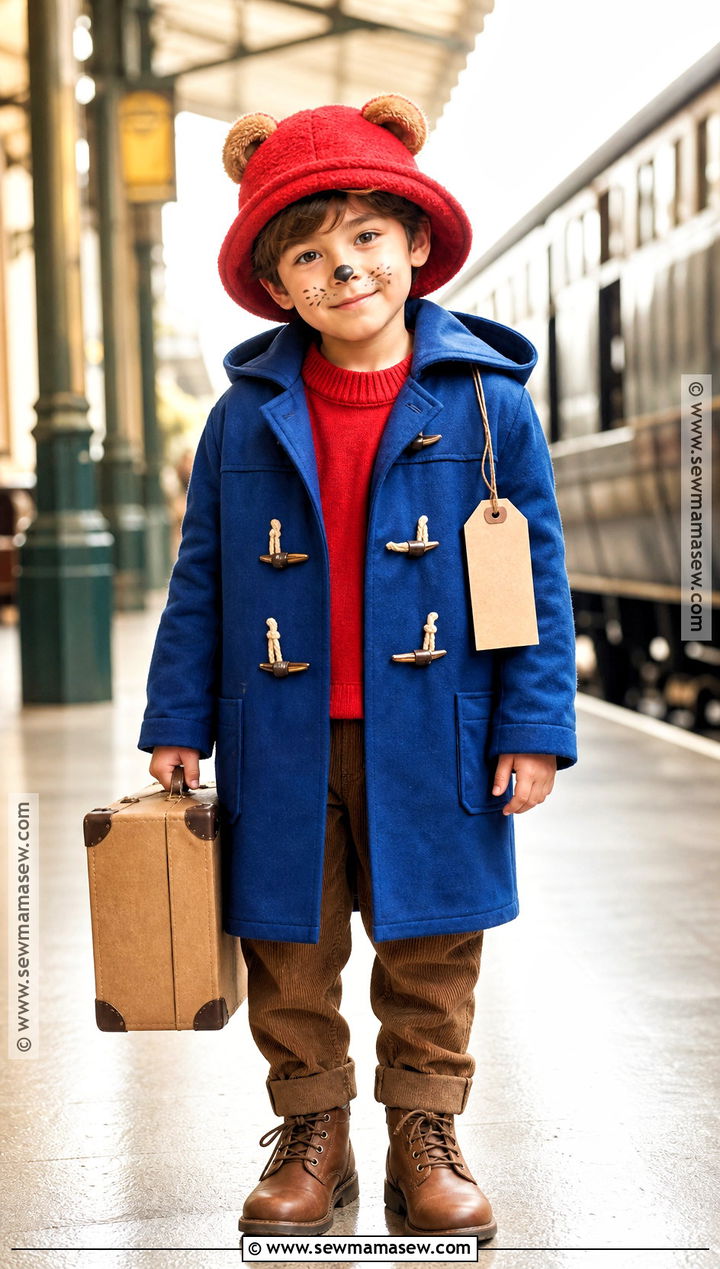 Paddington Bear Costume With Blue Coat - 30 world book day costumes for boys