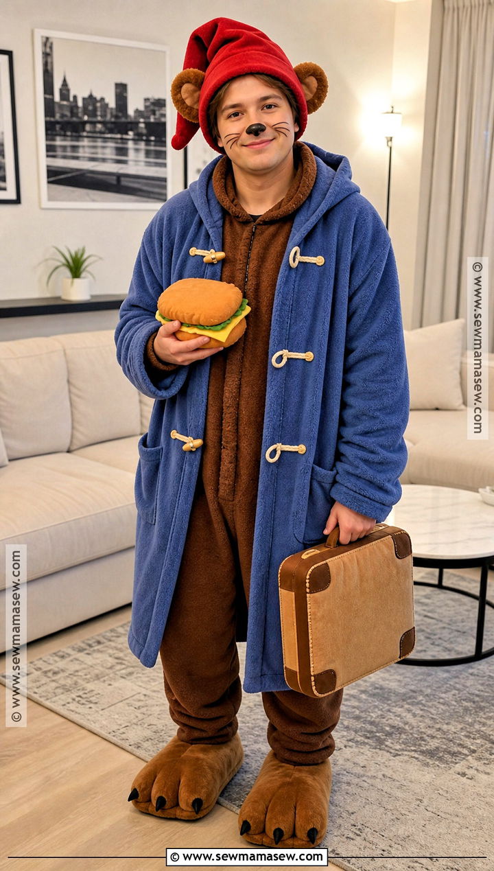 Paddington Pajama Costume With Slippers - 35 paddington halloween costume ideas