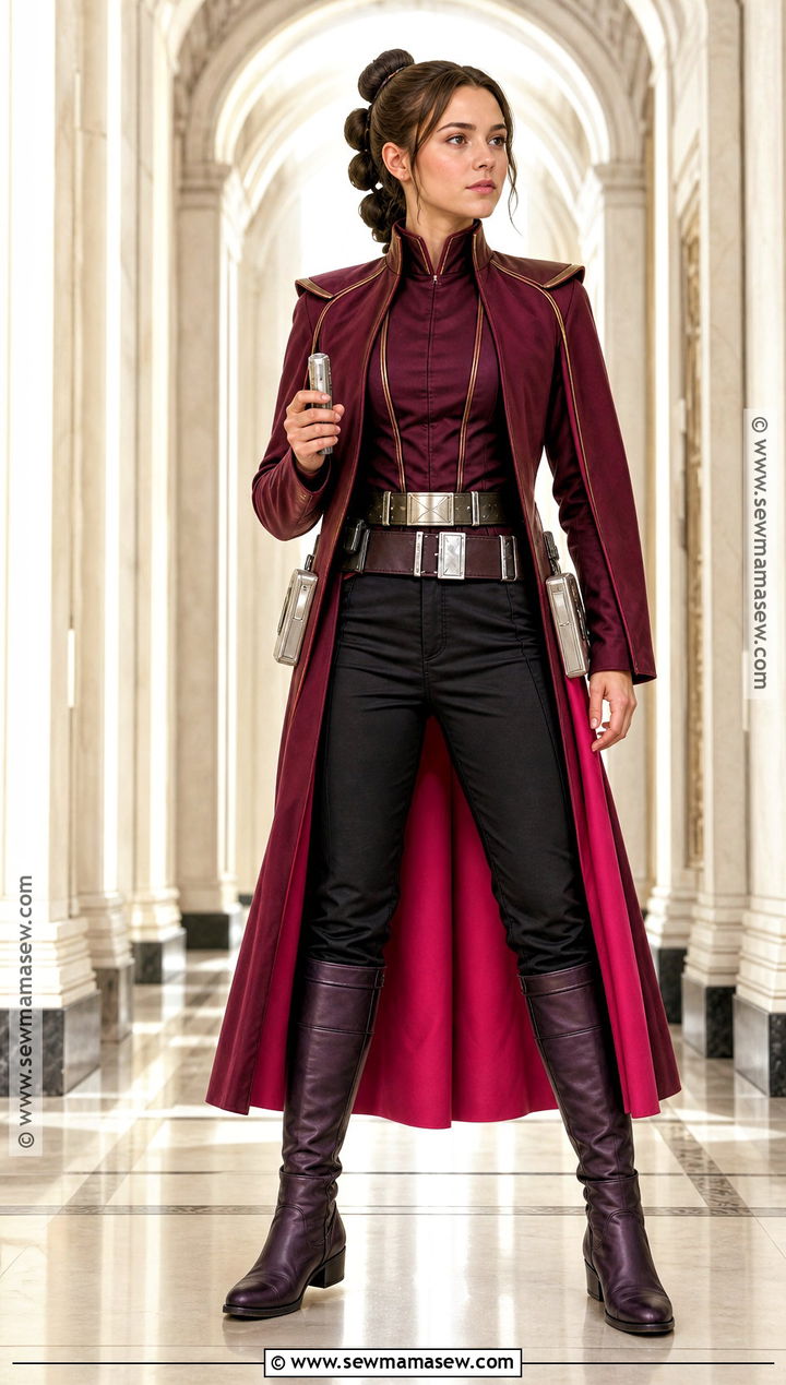 Padme Amidala Burgundy Battle Outfit - 30 Padme Amidala Outfits Halloween
