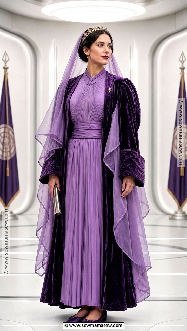 Padme Amidala Purple Senate Outfit - 30 Padme Amidala Outfits Halloween