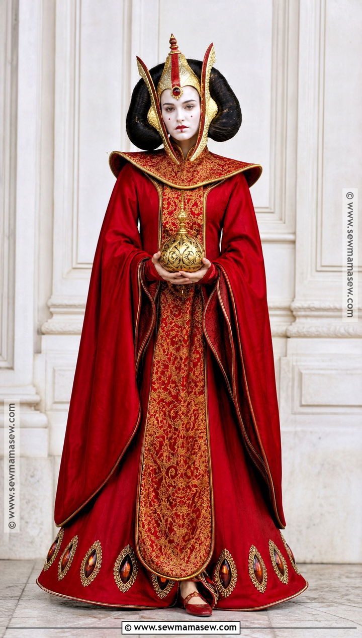 Padme Amidala Red Throne Room Outfit - 30 Padme Amidala Outfits Halloween