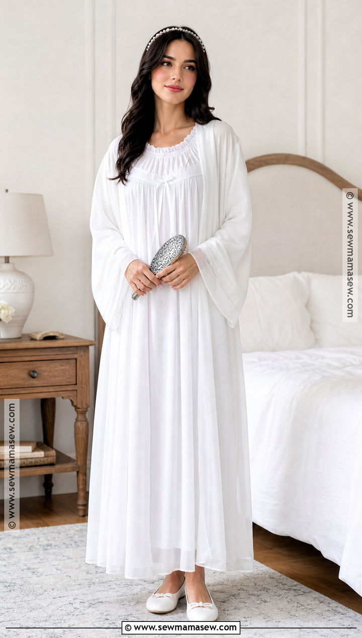 Padme Amidala White Coruscant Nightgown Outfit - 30 Padme Amidala Outfits Halloween