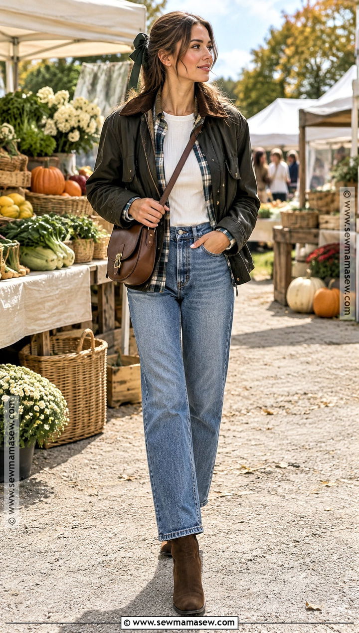Paige Lorenze Plaid Shirt Outfit - 15 Paige Lorenze Fall Style Ideas