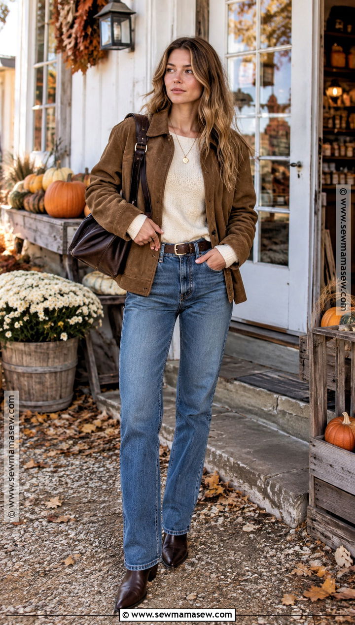 Paige Lorenze Suede Jacket Outfit - 15 Paige Lorenze Fall Style Ideas