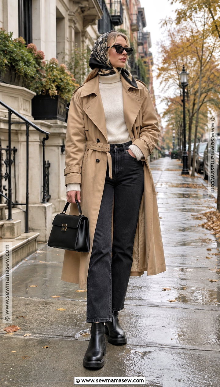 Paige Lorenze Trench Coat Outfit - 15 Paige Lorenze Fall Style Ideas