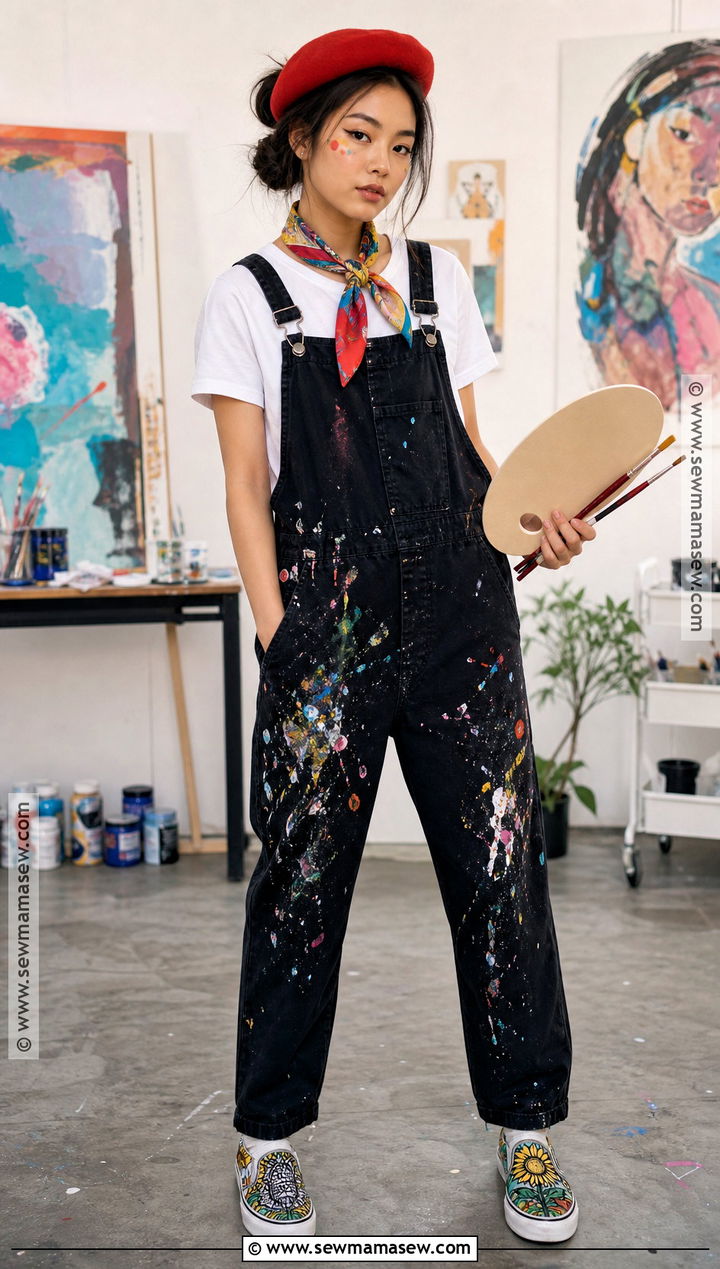 Paint Splattered Artist Costume - 40 teen halloween costumes
