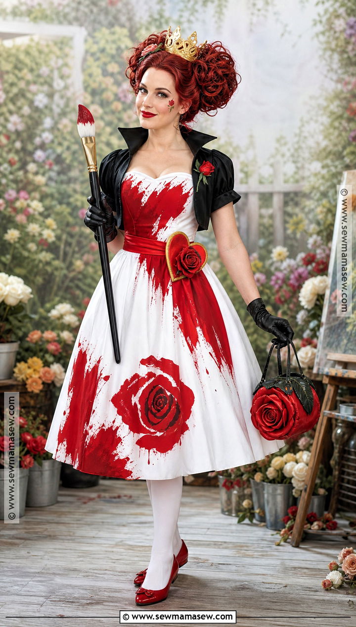 Painted Rose Queen Of Hearts Cosplay - 35 Queen Of Hearts Cosplay Ideas