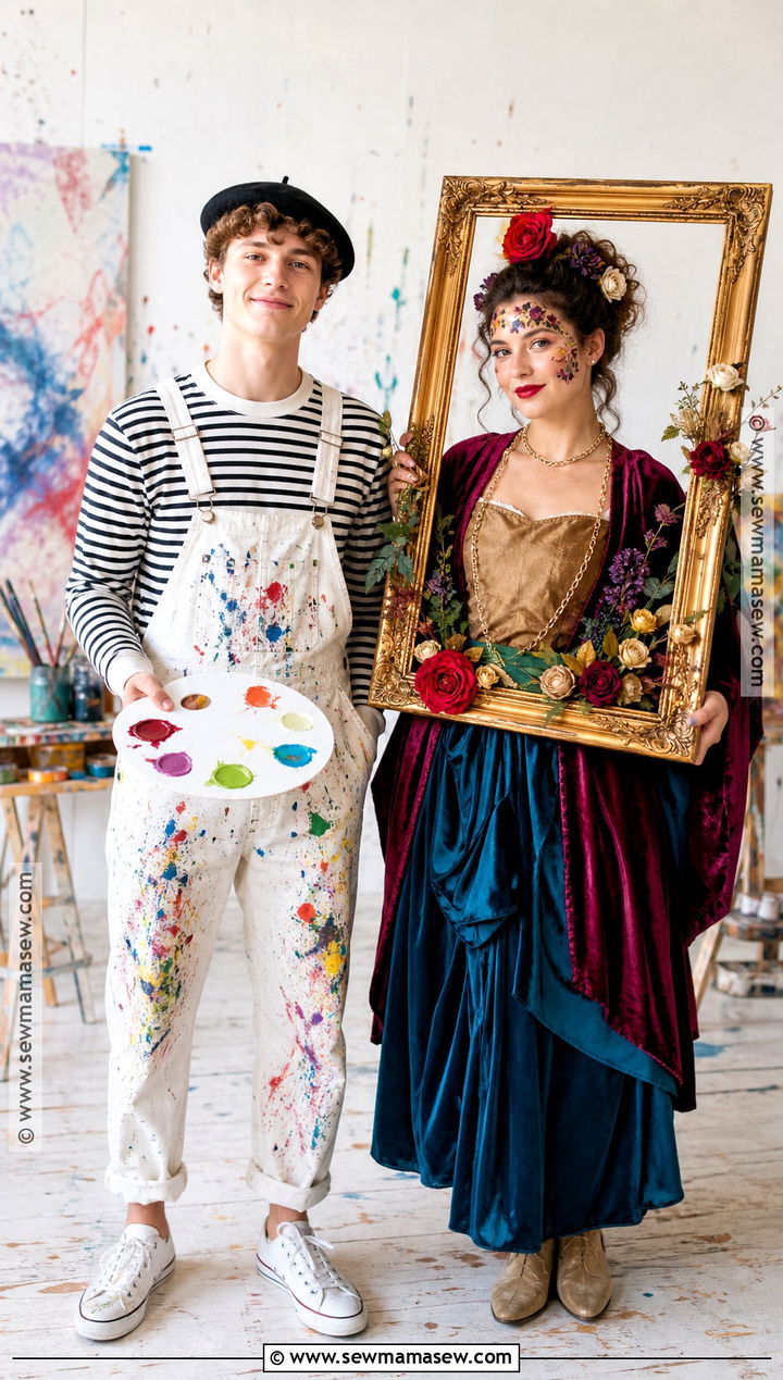 Painter And Masterpiece Costume - 30 two person costume ideas