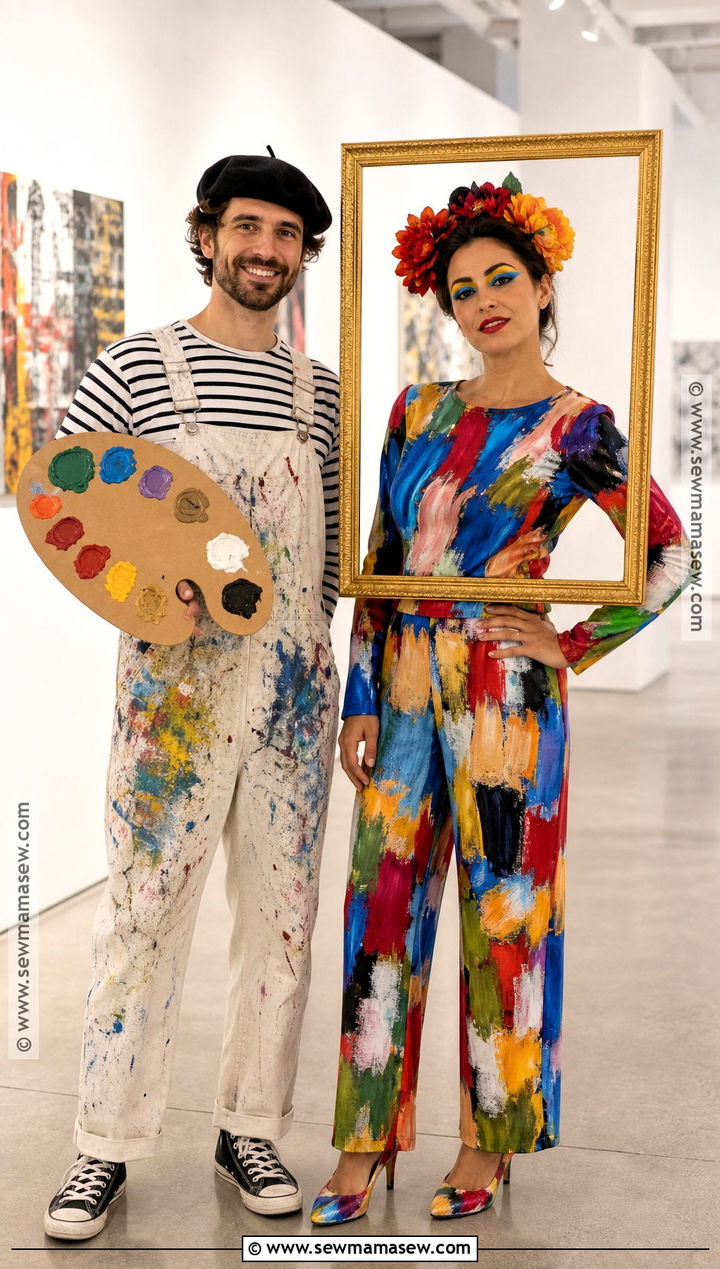 Painter And Masterpiece Costume - 30 2 ppl halloween costumes