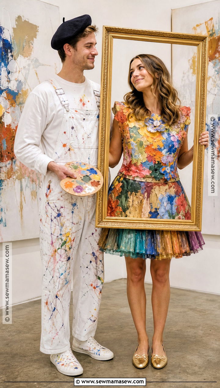 Painter And Masterpiece Couple Costume - 40 easy couple costumes