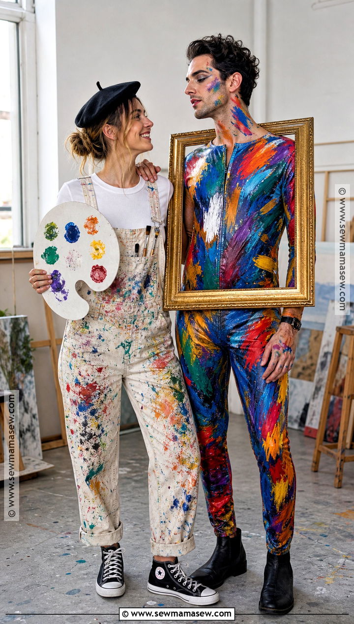 Painter And Masterpiece Couple Costume - 40 unique halloween costume ideas