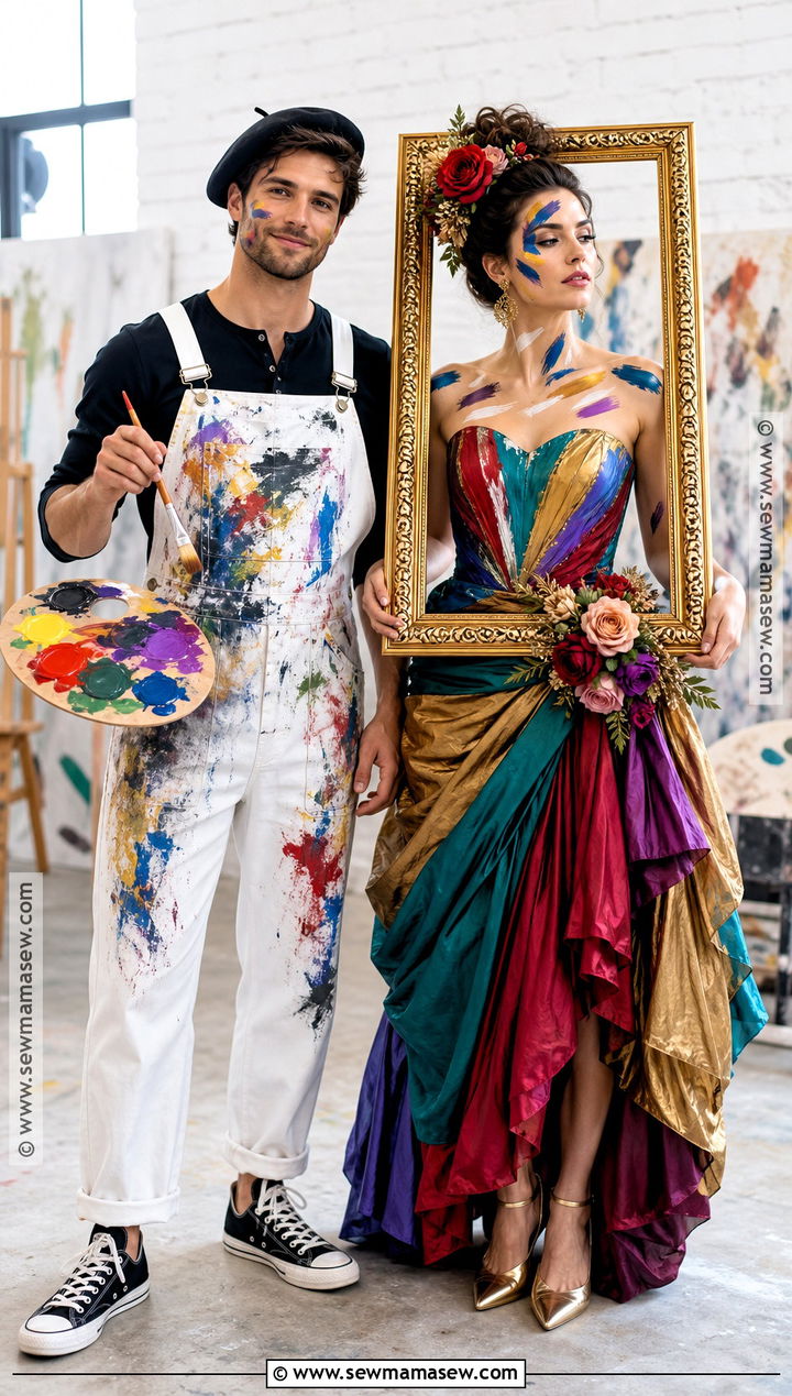 Painter And Masterpiece Couple Costume - 35 costume couple ideas