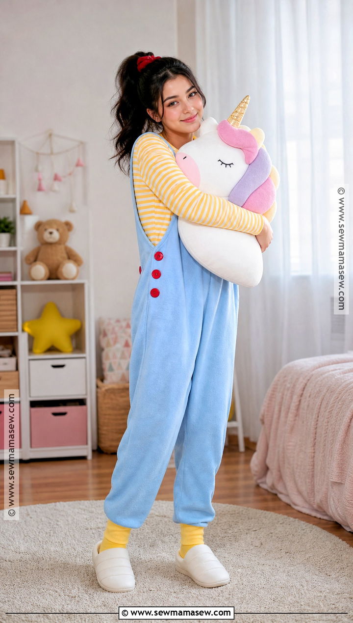 Pajama Agnes Costume With Overall Onesie - 30 agnes costume ideas