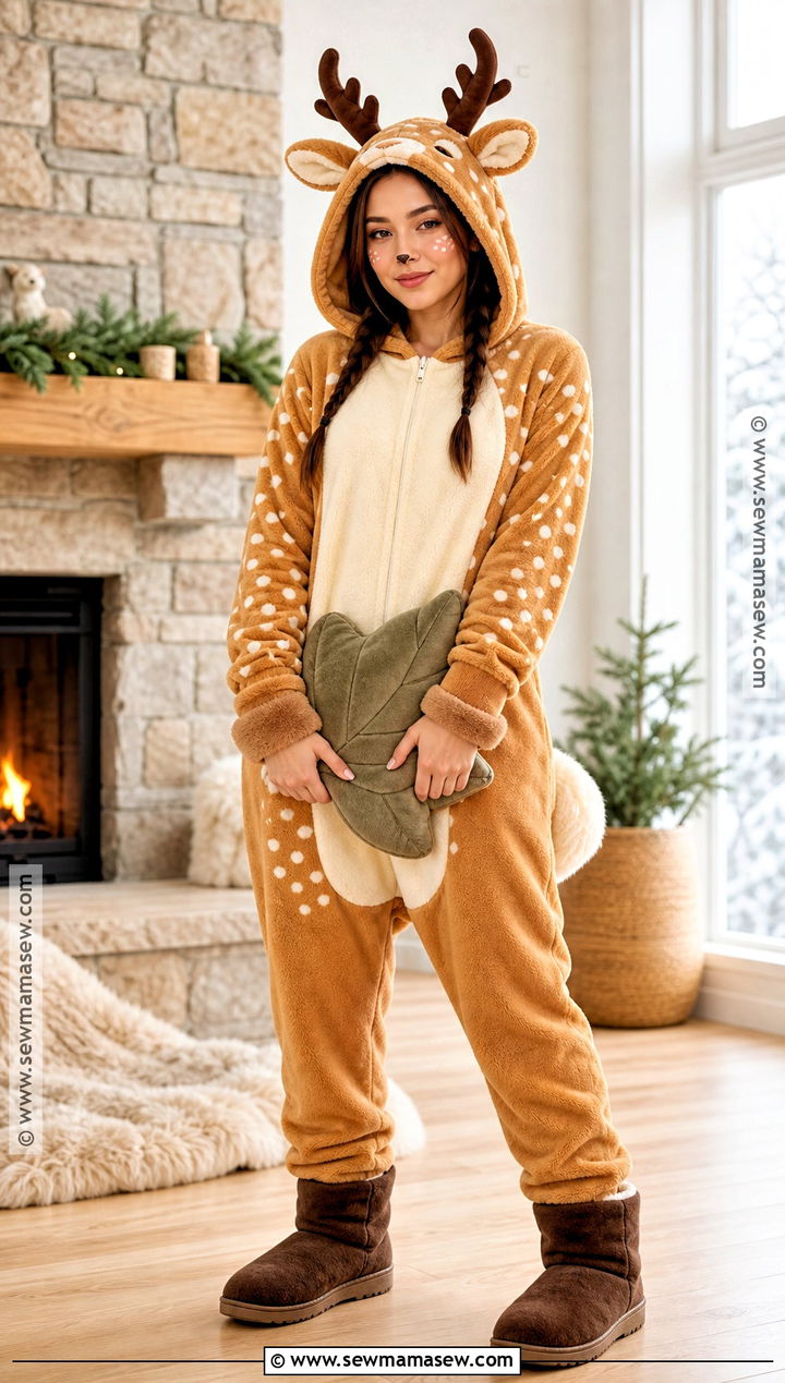 Pajama Deer Costume - 40 deer costume ideas for women