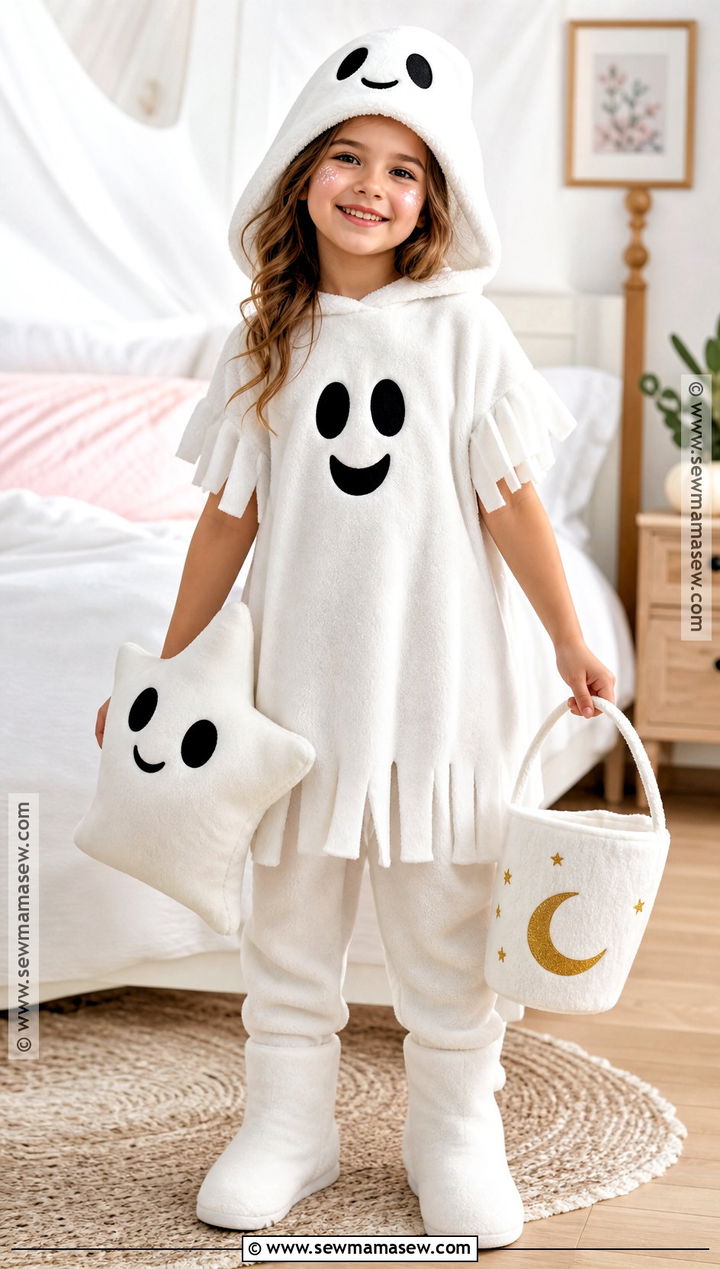Pajama Ghost Costume - 30 kids ghost costume ideas