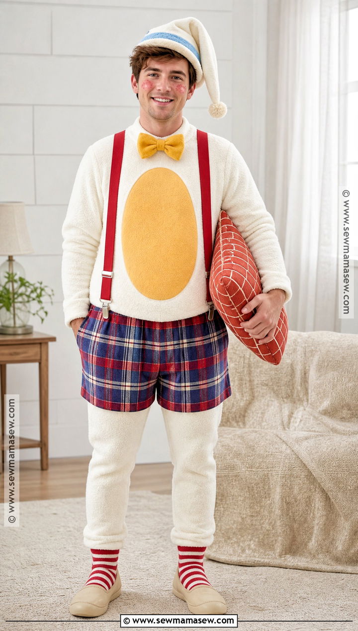 Pajama Humpty Dumpty Costume - 30 humpty dumpty costume ideas