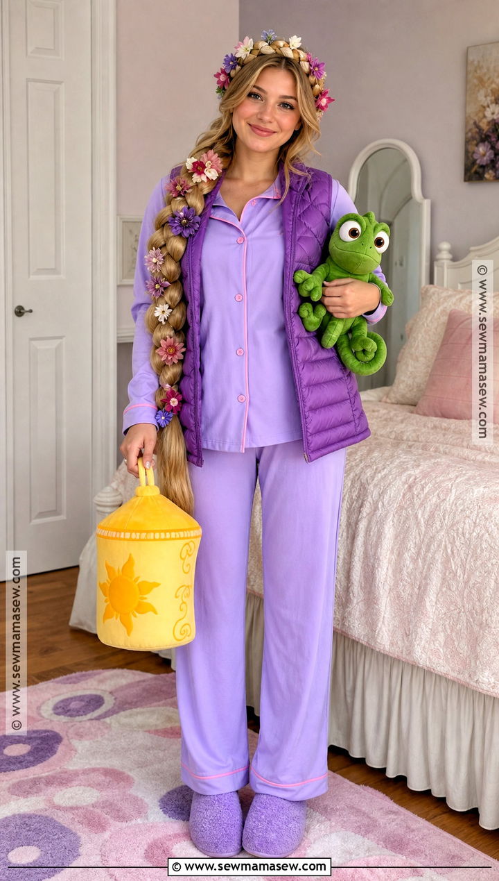 Pajama Rapunzel Costume - 35 rapunzel costume ideas