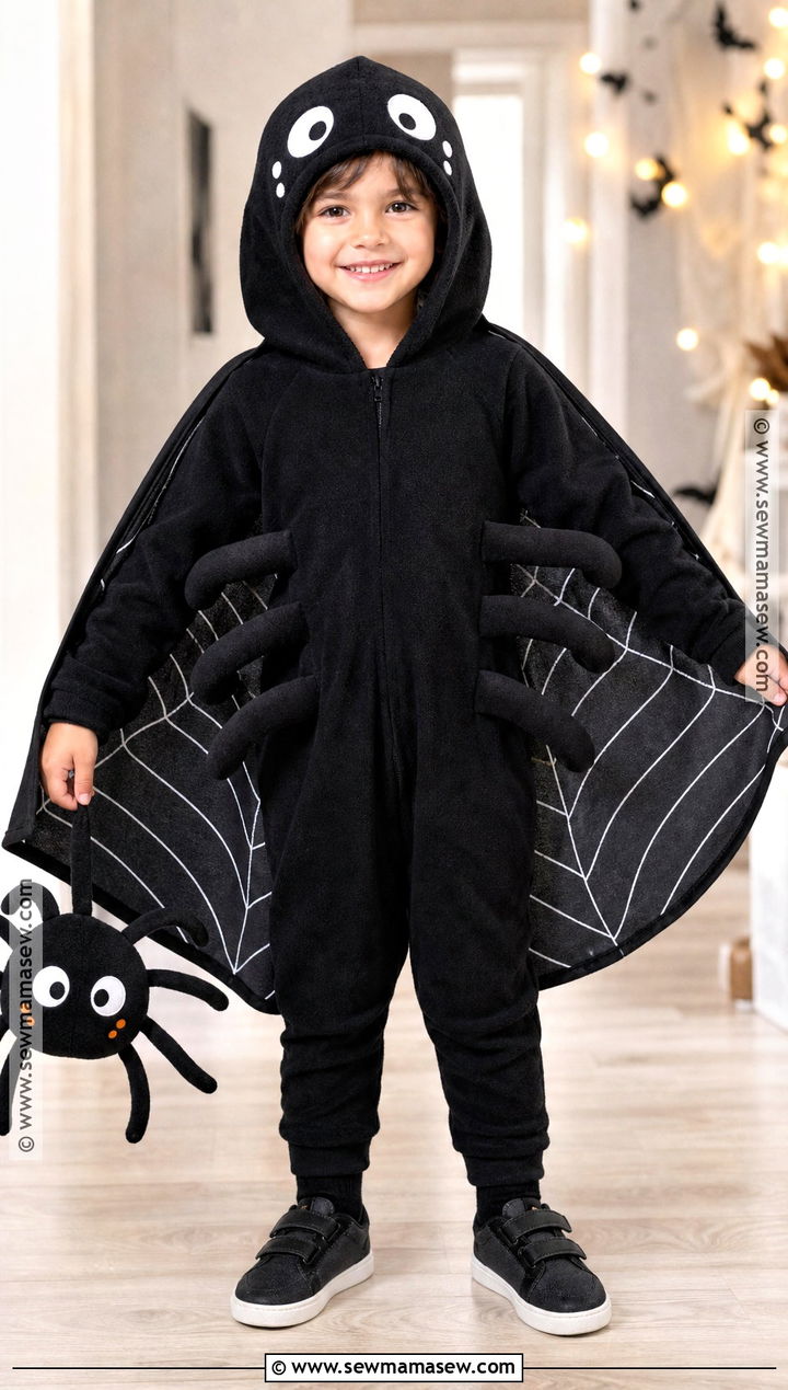 Pajama Spider Costume - 30 spider costume ideas for kids