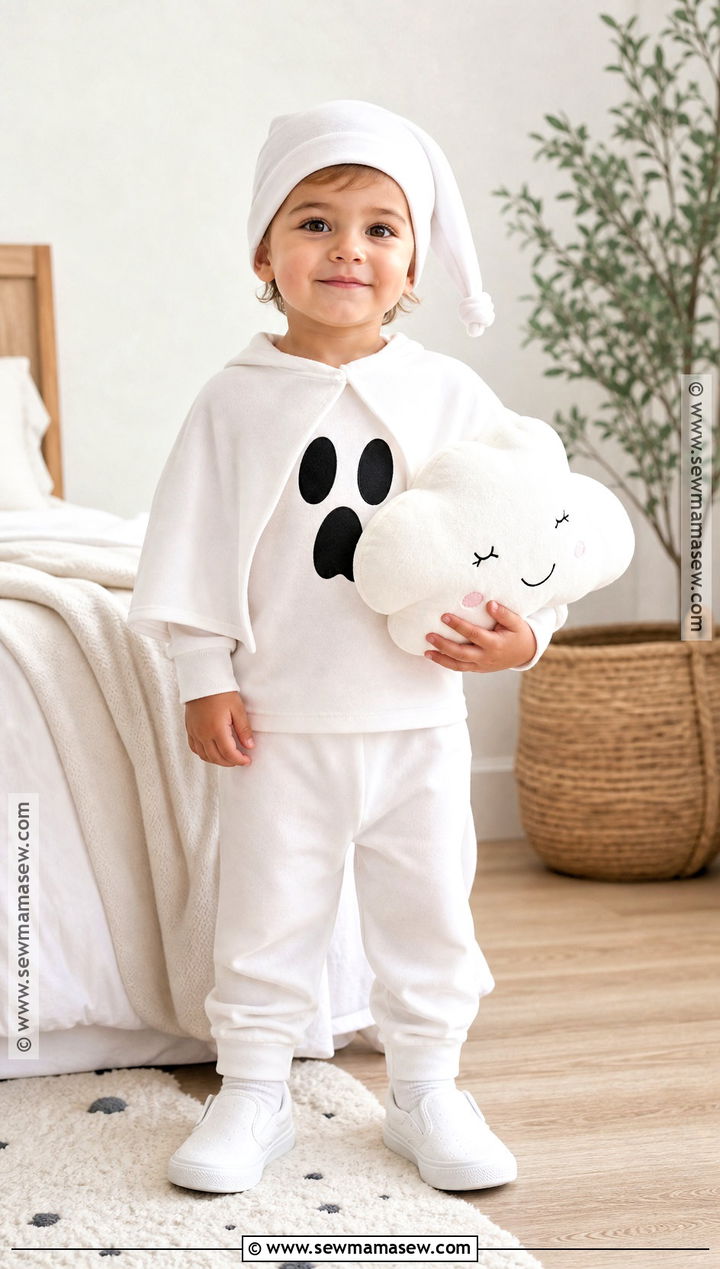 Pajama Toddler Ghost Costume - 30 toddler ghost costume ideas