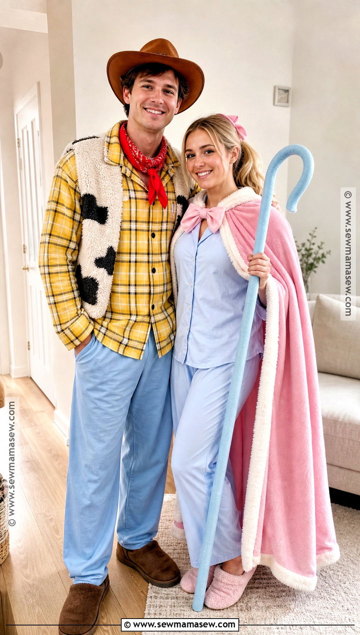 Pajama Woody And Bo Peep Costume - 40 woody and bo peep costume ideas