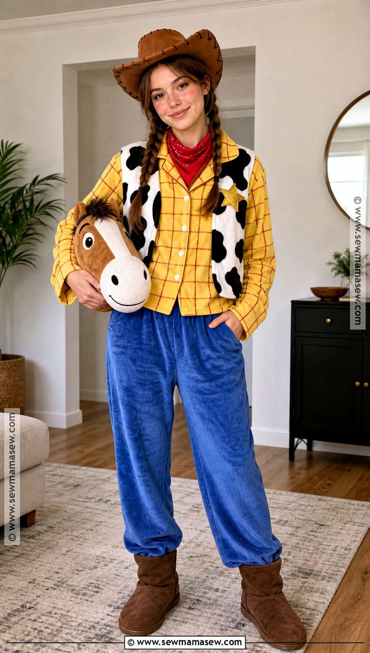 Pajama Woody Costume - 40 woody costume ideas