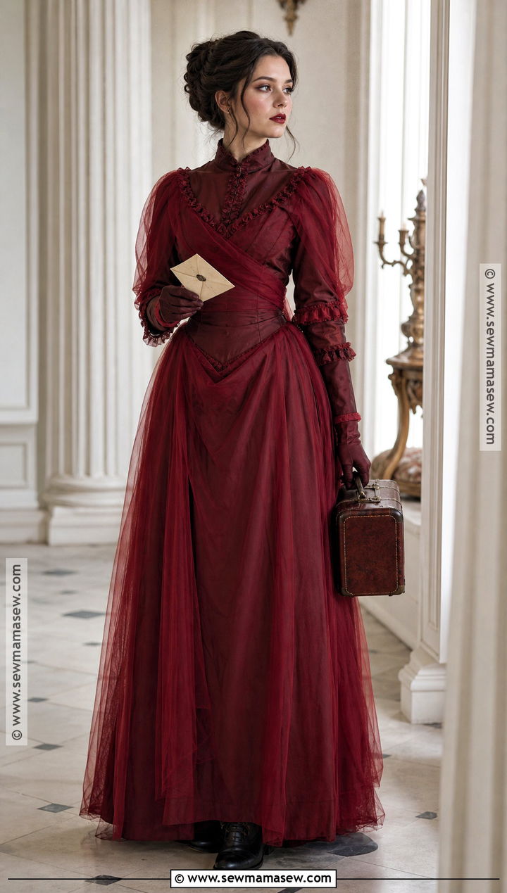 Pamela Upton Red Ghost Crimson Peak Costume - 30 Crimson Peak Costumes