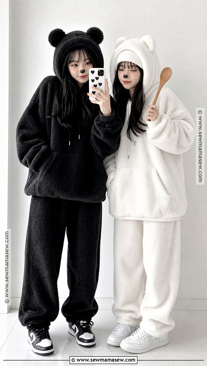 Panda And Ice Bear Duo Costume - 30 we bear bears costume ideas