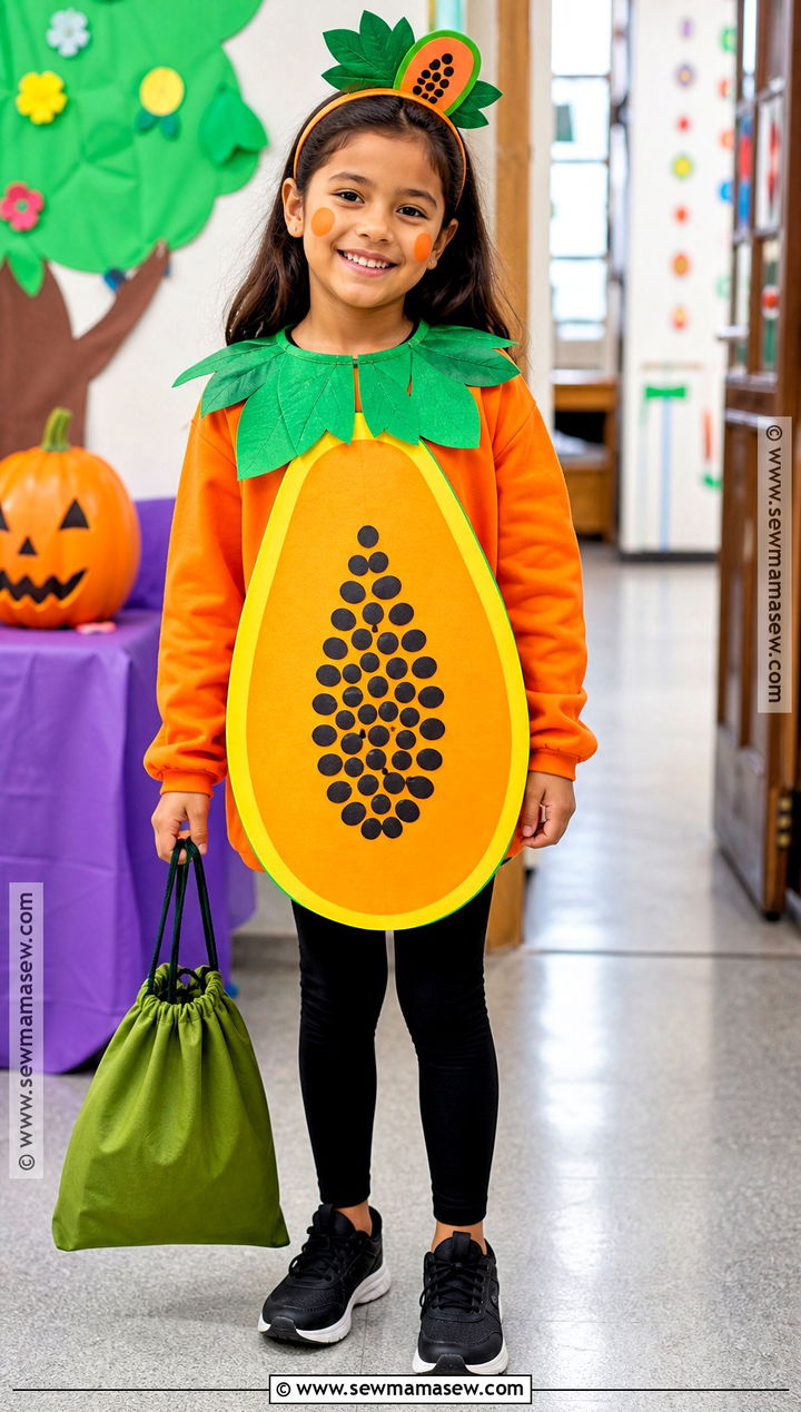 Papaya Costume For Kids - 30 fruit costumes for kids