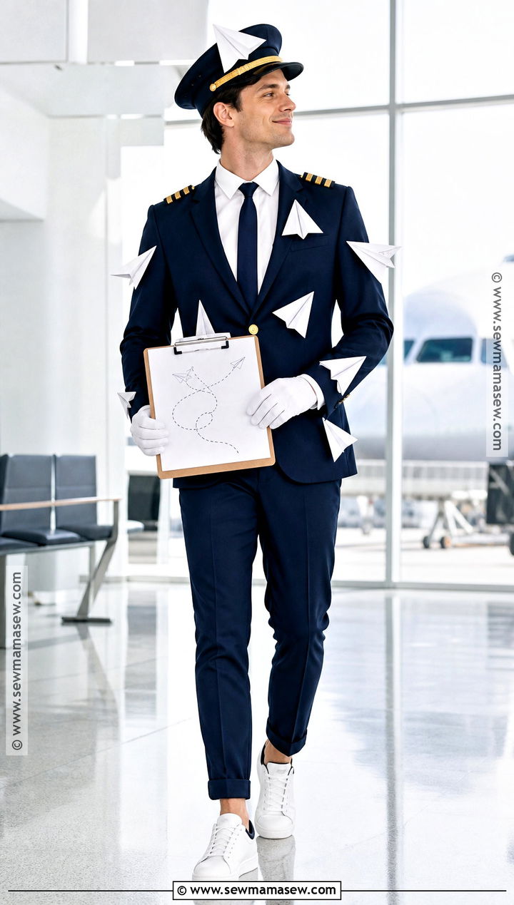 Paper Airplane Pilot Costume - 40 unique costumes