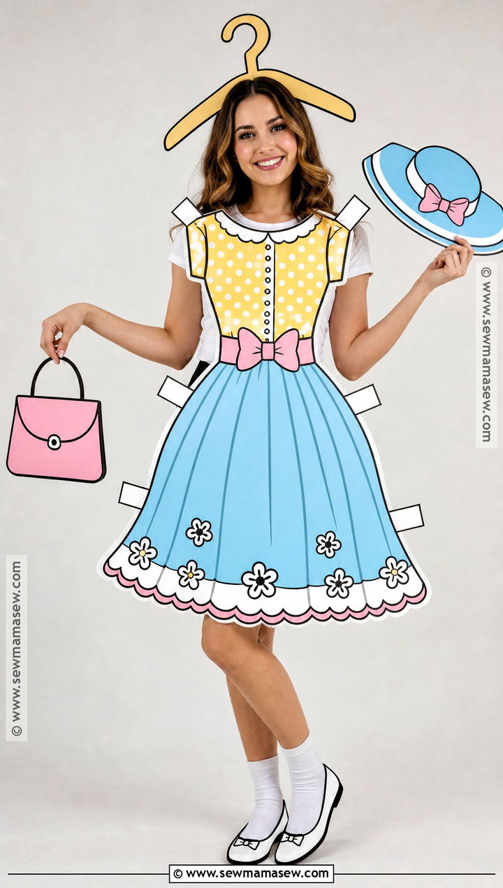 Paper Doll Costume - 35 unique costume ideas
