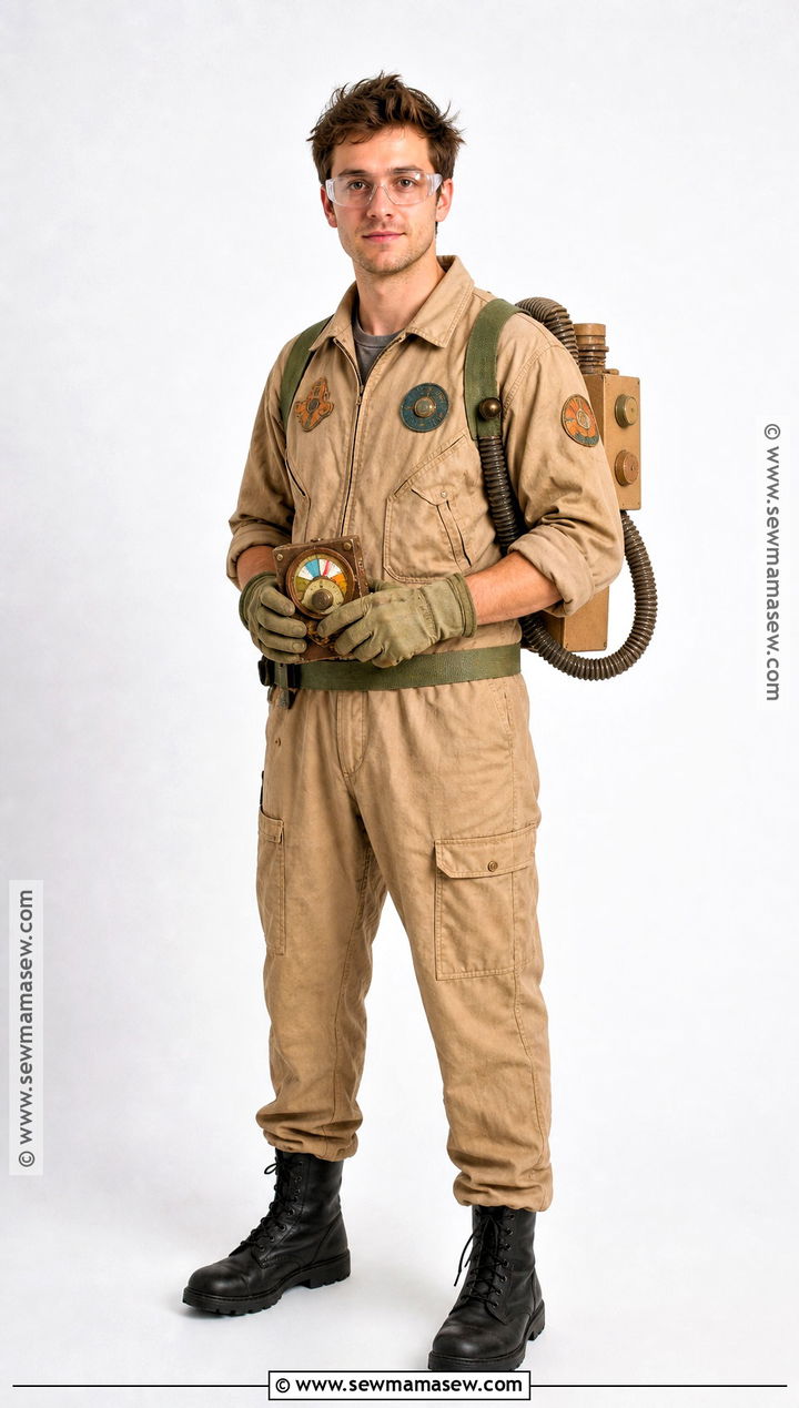 Paranormal Investigator Costume With Utility Jumpsuit - 30 halloween male costumes