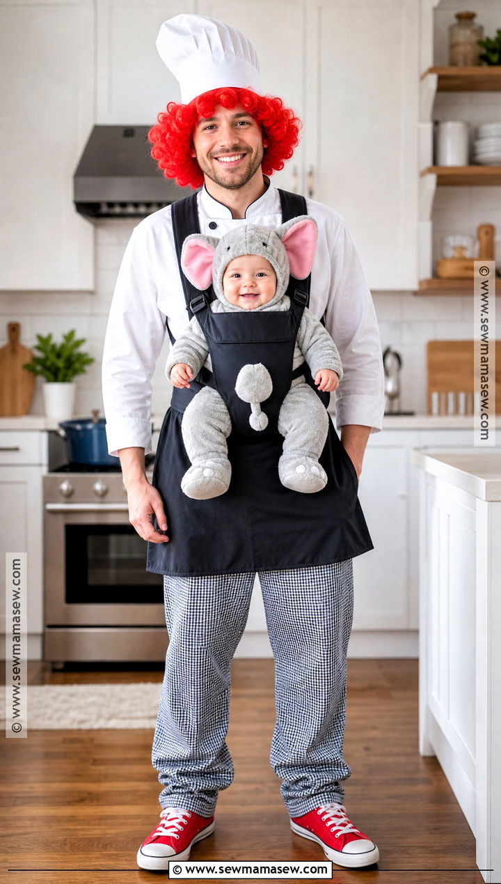 Parent And Baby Ratatouille Costume - 30 Chef And Ratatouille Costume Ideas