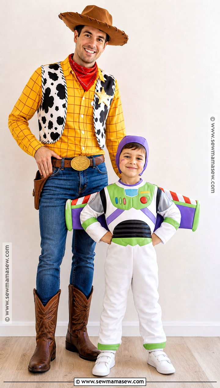 Parent And Child Buzz And Woody Costume - 35 buzz and woody costume ideas