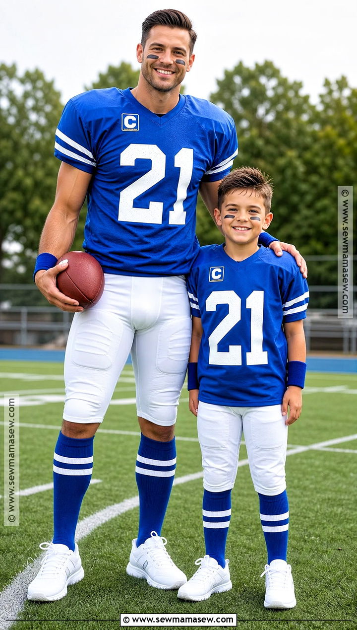 Parent And Child Football Player Costume - 35 football player costume ideas